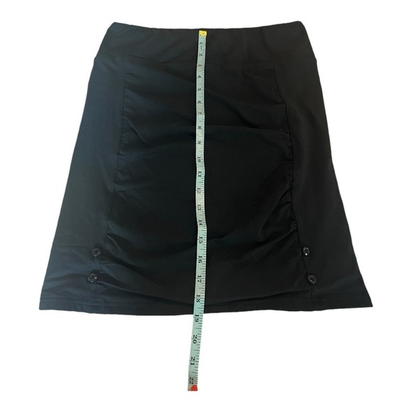 Black Body Esteem Pencil Scrunch Black Short‎ Skirt Simply Noelle NEW Size S/M - Picture 4 of 12